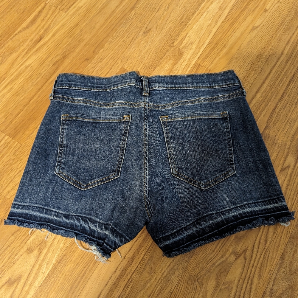 High Waisted Denim Shorts - Picture 3 of 4